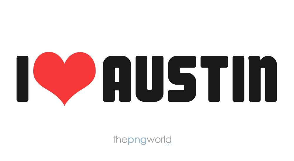 I love Austin US Heart with Text PNG austin,i love austin,text,png,vector,city,banner,lights,welcome,party,cool,heart,love,us,united states